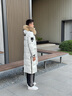 波司登（BOSIDENG）【反季】冬季極寒羽絨服鵝絨男女情侶款長款脫卸帽大毛領(lǐng)戶外外套 灰白水墨迷彩9N12 L 170/92A 體重約130-150斤 曬單實(shí)拍圖