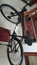 金武端死飛自行車(chē)輕便實(shí)心胎公路賽車(chē)活飛網(wǎng)紅倒剎單車(chē)成人男女學(xué)生 26寸60刀-純黑色 曬單實(shí)拍圖