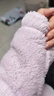 安之伴【陪寵抗靜電】睡衣女秋冬雪花絨混紡抗靜電不掉毛休閑女士家居服 曬單實(shí)拍圖