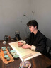 莫代爾新中式國風(fēng)西裝整套男款痞帥訂婚穿搭西服禮服墊肩盤扣唐裝中山裝 三件套【黑色西服+黑色T恤+黑色 2XL 150-165斤可穿 曬單實(shí)拍圖