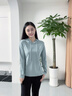 NAOTIEA納奧蒂爾小帆船薄款純棉長(cháng)袖連帽T恤女2026春秋新款休閑顯瘦衛衣 霧霾綠 XL （ 建議110-120斤） 曬單實(shí)拍圖