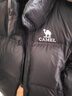 駱駝（CAMEL）黑鉆系列 女裝短款羽絨服情侶男女加厚寬松連帽面包羽絨服B601 L 曬單實拍圖