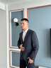 金利來【160支純羊毛】春夏新款西裝男結(jié)婚慶正裝商務(wù)休閑外套西服 藏藍(lán)-95 52 A 推薦140-150斤 曬單實拍圖