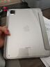 閃魔（SmartDevil）適用ipad air6/5/4保護(hù)套防彎pro2024保護(hù)殼11/13英寸帶筆槽10.9透明亞克力10/9/8保護(hù)殼抗摔套 高透灰|配膜【磁吸拆分+防彎抗摔+帶筆槽】 iP 曬單實(shí)拍圖