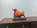 開(kāi)業(yè)禮品全銅牛氣沖天純銅擺件辦公室客廳裝飾品公司桌面玄關(guān)擺件 黃銅特大號牛勢來(lái)財 曬單實(shí)拍圖