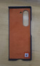 三星（SAMSUNG）Galaxy Z Fold6手機(jī)殼原裝環(huán)保生態(tài)皮保護(hù)殼原廠真皮套保護(hù)套后殼 灰色 曬單實(shí)拍圖