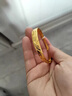 蕊意（Rui yi）新款黃金色龍鳳手鐲女推拉手環(huán)金包銀光面鐲子結婚婚嫁首飾送禮物 金1.5克-重約35克-龍鳳推拉手鐲 曬單實拍圖