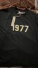 FEAR OF GOD ESSENTIALSESSENTIALS復(fù)線美式1977植絨短袖FOG高街男女情侶夏季寬松純棉T恤 重磅純棉 1977【黑色】 L 曬單實拍圖