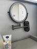 RARE BLING日本高清化妝鏡帶燈浴室化妝鏡免打孔掛墻吸盤(pán)放大化妝鏡可旋轉 吸盤(pán)式·帶燈3倍放大·長(cháng)續航 曬單實(shí)拍圖