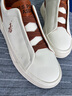美國(guó)馬球協(xié)會(huì)（U.S.POLO ASSN.）休閑男鞋板鞋男2025春夏新款小白鞋牛皮商務(wù)一腳蹬輕奢男士休閑鞋 米粽【牛皮+舒適透氣】 41 標(biāo)準(zhǔn)運(yùn)動(dòng)鞋碼- 曬單實(shí)拍圖