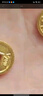 中鑫珠寶 999.9足金耳墜長(zhǎng)款黃金耳環(huán)女金耳釘時(shí)尚流蘇耳鉤黃金線型飾品 4.75g 曬單實(shí)拍圖