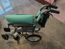 三貴（MIKI）手動(dòng)輪椅車(chē)輕便折疊小輪老年人超輕量便攜航鈦鋁合金免充胎CRT-2 【輕便折疊8.7KG】CRT-2綠色 曬單實(shí)拍圖