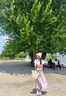 逸兼夏季沙灘海邊度假漁夫帽大檐遮陽帽子花朵編織草帽女鏤空可折疊 花織帶草帽【米白-粉色小花】 曬單實拍圖