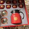 IGIFTFIRE祝壽禮物70歲老人禮品實用壽宴禮盒一壺二杯茶具重陽老人8090歲 一壺二杯·壽禮套裝+海棠托盤(壽 曬單實拍圖
