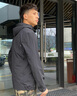 李寧馬龍同款丨防曬衣男25夏季運動風(fēng)衣新款百搭潮酷LOGO戶外休閑外套 黑色-1 L 曬單實拍圖