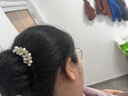 芠拉新盤發(fā)神器樹葉U型發(fā)卡丸子頭盤發(fā)器頭飾發(fā)夾后腦勺發(fā)簪女發(fā)卡 羽毛發(fā)簪 1件套 曬單實(shí)拍圖
