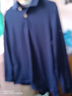 布先生明星同款春夏季含桑蠶絲短袖t恤男士男裝上衣針織純色 深海藍 XL (180) 曬單實(shí)拍圖