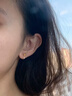 傾愛黃金耳釘女999足金愛心金耳環(huán)一對珍珠金耳飾送女友七夕禮物 愛心珍珠足金耳釘-禮盒定金 曬單實(shí)拍圖