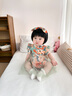 龍喜年一周歲女寶禮服中式國風旗袍生日百天抓周宴嬰幼女童裙子公主夏 淺綠色 神龍見首淺綠 80 曬單實拍圖