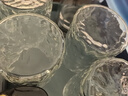 全度（Quandu）加厚米粒玻璃壺涼茶壺錘紋耐高溫日式冷水檸檬杯扎壺涼白開(kāi) 大號(hào)米粒壺+四只樹(shù)皮竹筒+茶盤(pán) 曬單實(shí)拍圖