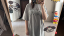 SMFKFUTRUE未來/金屬搖滾闊身Tee短袖上衣 CT001系列娜扎同款 塵?；?CT001LG1 L 曬單實拍圖