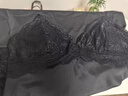 小野七天冰絲睡裙女性感法式純欲睡衣蕾絲心機粉色吊帶胸墊誘惑情趣內衣 黑色露背蕾絲吊帶裙80-120斤 曬單實(shí)拍圖