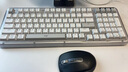 羅技（Logitech）琥珀系列K98M機械鍵盤(pán)無(wú)線(xiàn)藍牙雙模AI客制化熱插拔gasket結構游戲辦公電腦筆記本個(gè)性鍵帽98鍵盤(pán) K98M-冰咖四透鍵帽 98鍵 曬單實(shí)拍圖