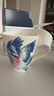 唯寶（Villeroy Boch）時(shí)尚波浪咖啡杯陶瓷杯插畫(huà)手繪動(dòng)物馬克杯水杯情侶杯子禮物食蜂鳥(niǎo) 曬單實(shí)拍圖