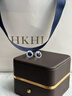 HKHL 【中秋節(jié)禮物】925銀紅寶石耳釘女士耳環(huán)滿鉆圓形氣質(zhì)耳飾送女友 藍寶石耳釘一對【證書+輕奢禮盒】 曬單實拍圖