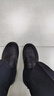 森達(dá)休閑皮鞋男牛皮軟面一腳蹬套腳懶人鞋商務(wù)正裝鞋JDZ03DM4 黑色 39 曬單實(shí)拍圖