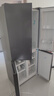 奧克斯（AUX）一級能效 風冷無霜四開門電冰箱家用超薄大容量十字對開門廚房嵌入式大冰箱雙循環(huán)獨立空間 【328升】一級能效勻冷微霜 曬單實拍圖
