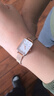 丹尼爾惠靈頓（DanielWellington）dw手表女 復古小方表石英女士手表歐美腕表 七夕情人節(jié)禮物送女友 小方塊白盤-玫金鋼帶-DW00100431 曬單實拍圖