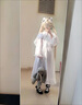 偉利達(dá)春日野穹cos服周邊緣之空動(dòng)漫周邊穹妹cos服白色洋裝cosplay漫展 裙子+披肩+假發(fā) M 曬單實(shí)拍圖