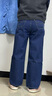 Levi's?SilverTab?25春夏新款女士美式復(fù)古時(shí)尚寬松直筒牛仔褲 藍(lán)色 29 (28) 曬單實(shí)拍圖