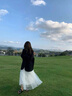 妙奕嘉半身裙純欲白色裙子女夏季2025新款a字網(wǎng)紗裙長(zhǎng)裙百搭顯瘦蛋糕裙 常規(guī)版（建議身高150-160） 均碼 曬單實(shí)拍圖