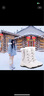 BRCZRO東北哈爾濱雪地靴女士防水防滑冬季加絨加厚保暖中筒戶外登山棉鞋 【1621】灰白（加絨加厚） 35 曬單實拍圖
