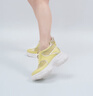 艾今（IIJIN）2025夏季新款9.5cm厚底內(nèi)增高超輕拼接網(wǎng)面時尚老爹鞋女393JTB 黃色 35 曬單實(shí)拍圖
