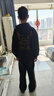 李寧連帽衛衣男女同款刺繡寬松百搭運動(dòng)上衣AWDU923 曬單實(shí)拍圖