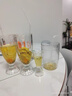 柏登居玻璃杯高顏值果汁杯ins風(fēng)雞尾酒杯家用啤酒杯牛奶飲料杯喝水杯子 果汁杯 350ml 曬單實(shí)拍圖