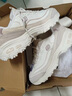 斯凱奇（Skechers）卷毛熊女鞋春厚底老爹鞋熊貓鞋防滑休閑運動(dòng)鞋150240 曬單實(shí)拍圖