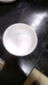 瓷秀源純白唐山骨瓷碗家用套裝微波爐米飯碗面碗粥碗防燙吃飯餐具陶瓷碗 5英寸金鐘碗6個(gè) 曬單實(shí)拍圖