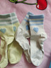 棉小念女童襪子秋冬季中筒襪【100%純棉10A抗菌防臭】寶寶兒童中大童6雙 曬單實(shí)拍圖