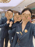 芭妃婭（BAFEIYA）西裝套裝女時(shí)尚工作服職業(yè)氣質(zhì)西服外套女神范高端小眾設(shè)計(jì)感穿搭 藏藍(lán)色西裝外套+九分褲 S 曬單實(shí)拍圖
