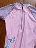 李寧（LI-NING）兒童泳衣女童中小童連體卡通印花透氣速干游泳溫泉泳裝906粉色130 曬單實(shí)拍圖