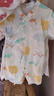 微獅牧尼嬰兒連體衣夏季薄款寶寶夏天衣服嬰幼兒短袖哈衣紗布夏裝 曬單實(shí)拍圖