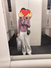 太平鳥女裝牛仔褲涼感高腰闊腿夏季洗水寬松直筒長褲 牛仔米白 S 曬單實(shí)拍圖
