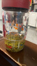 CUP MYSTERY美國玻璃杯泡茶杯皮質(zhì)杯蓋商務(wù)高硼硅材質(zhì)水杯男卡通可愛(ài)世界地圖 紅蓋 曬單實(shí)拍圖