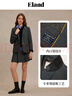 ELAND【醋酯＋萊賽爾】衣戀西裝女合身西服通勤外套2025秋季新款 深灰色(17)D/Grey S 曬單實(shí)拍圖