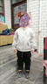 迪士尼（Disney）男童春季機車服外套2025新款兒童春秋裝小男孩夾克賽車服上衣時髦 灰綠色 90 曬單實拍圖