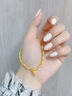 LIU GUI FU JEWELRY竹節黃金手鏈女2g足金節節高升純金手串?huà)D女節38女神節禮物母親節 2.67g 黃金竹節手鏈 曬單實(shí)拍圖